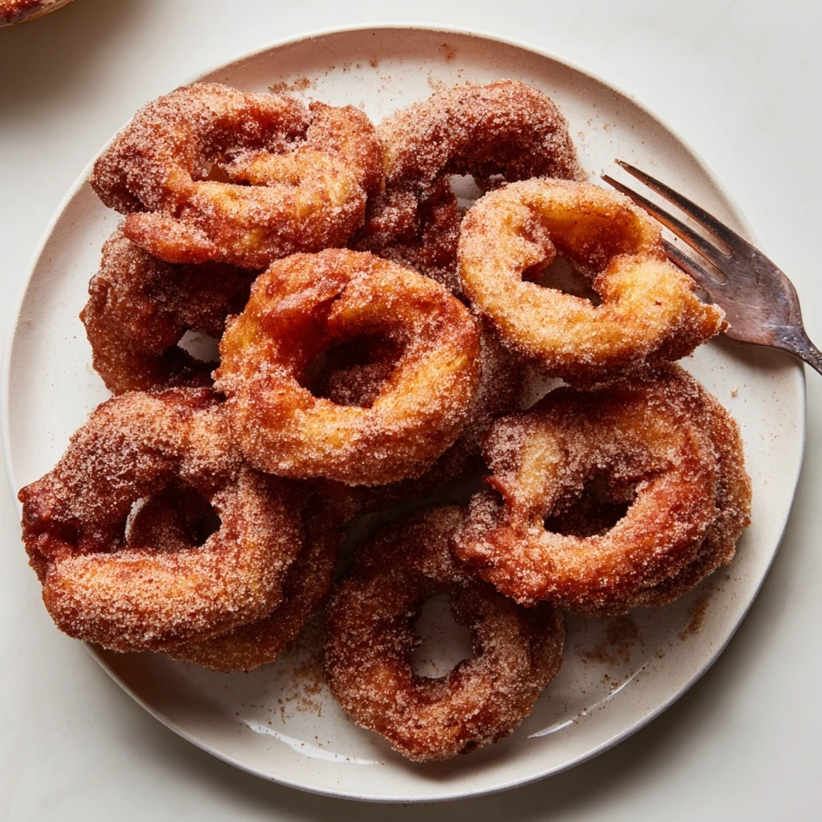 Deutsche Apfelküchle süß