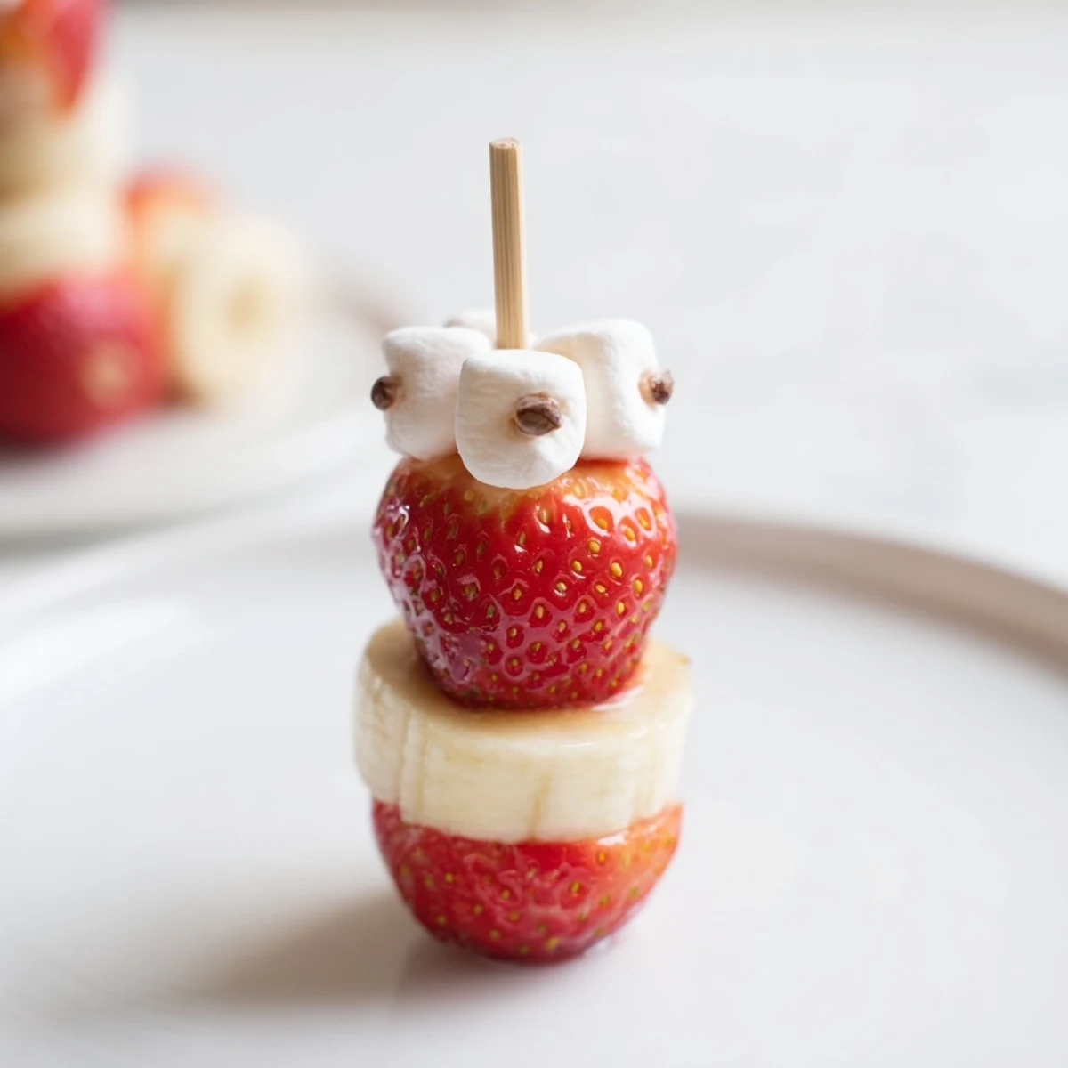 Erdbeer Bananen Santa Sticks