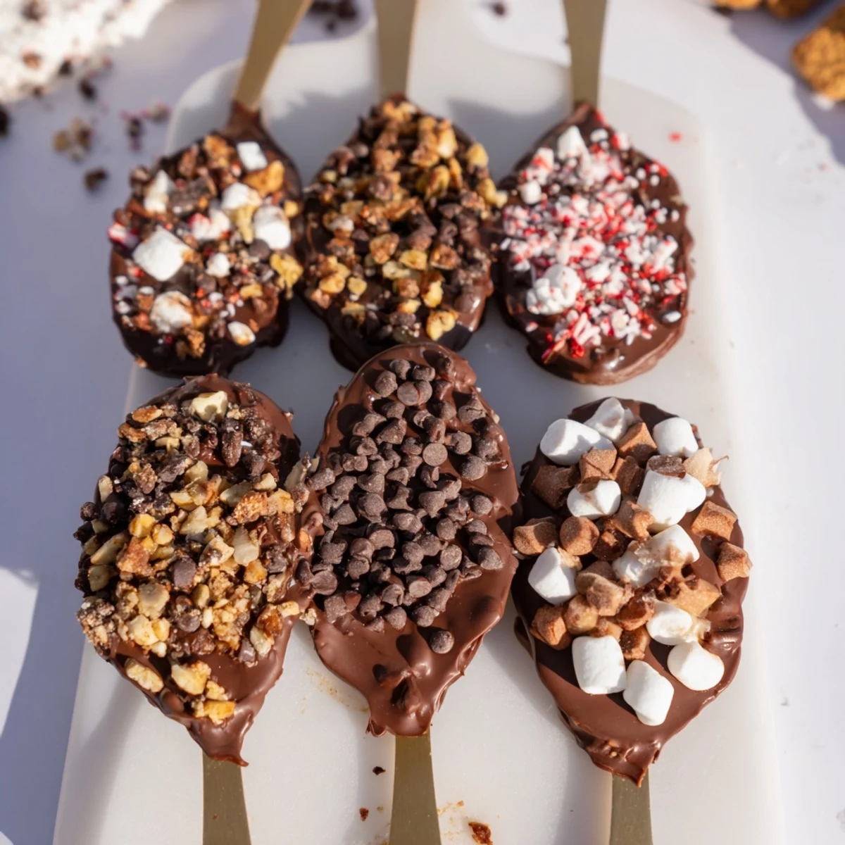 Hot Chocolate Spoon Toppings