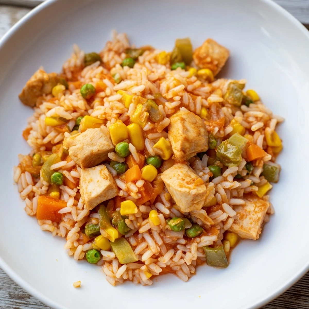 One-Pot Hähnchen Reis Eintopf