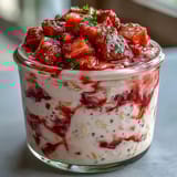 Erdbeer Zitronen Overnight Oats