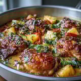 One-Pan Huhn Ananas Curry
