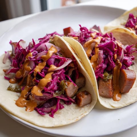 Berlin Currywurst Tacos