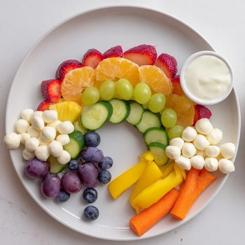 Buntes Wolken-Snack-Board #54