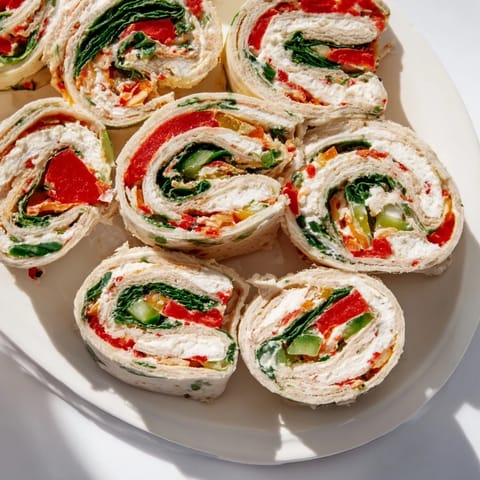 Christmas Scarf Tortilla Roll-Ups