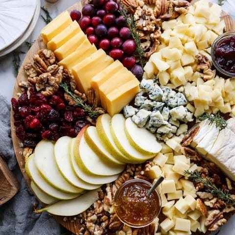 Winter Cabin Käse Platte