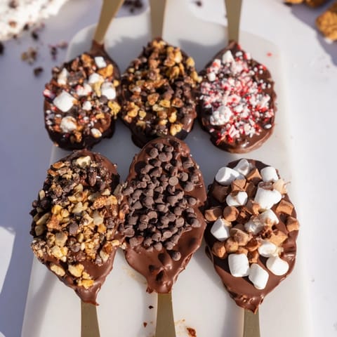 Hot Chocolate Spoon Toppings