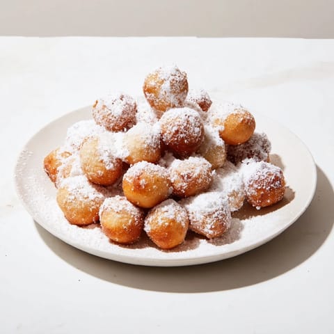 Puderzucker Donut Hügel