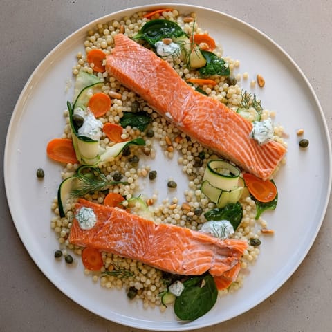 Infinity Loop Fisch Gemüse