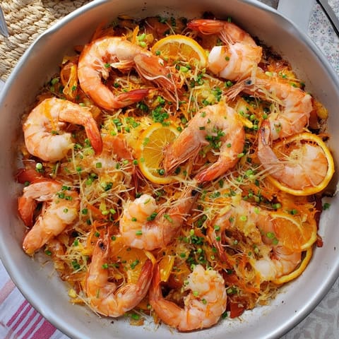 Coral Reef mit Garnelen