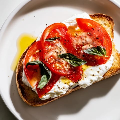 Tomaten Burrata Toast