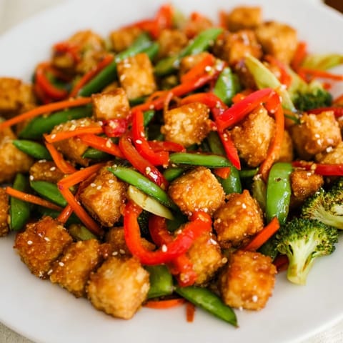 Sesam Ingwer Tofu Wok