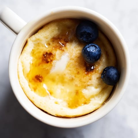 Fluffige schnelle Mug Pancakes