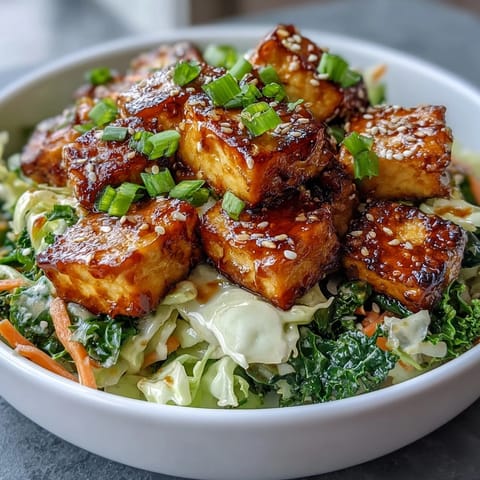 Hausgemachtes Tofu-Schüssel-Rezept: Gebratenes Tofu, buntes Gemüse, köstliche Sauce.