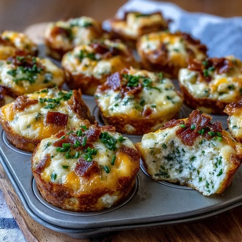Ranch Bacon Frühstück Ei Bites
