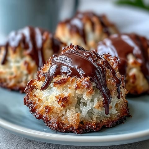 Vegan Kokos Makronen Schokolade