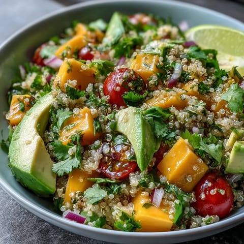 Tropical Mango Avocado Quinoa