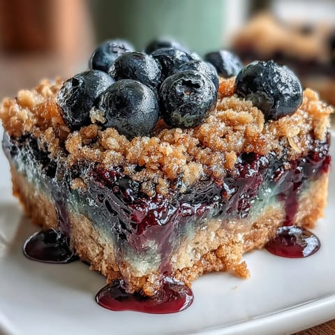 Blueberry Oat Breakfast Bars