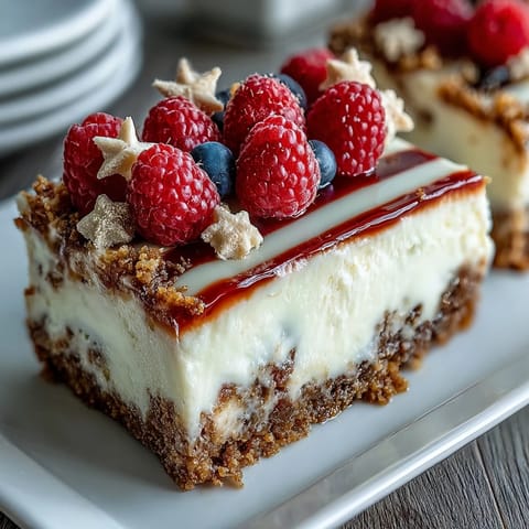 Vierte Juli Cheesecake Flagge