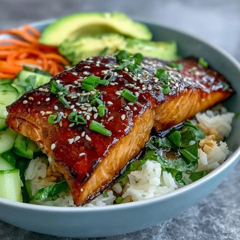 15-Minute Teriyaki Salmon Bowl