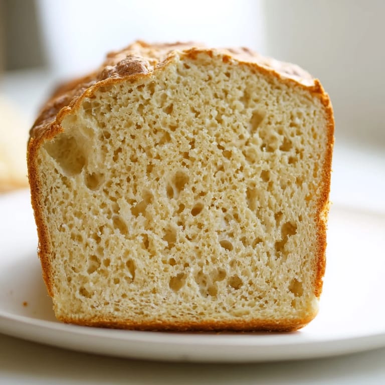 A close-up of a perfectly baked Beer Bread Family Loaf, ready to be sliced and served warm.