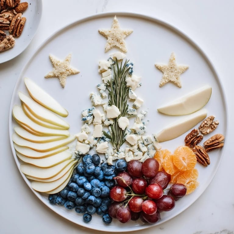 A beautifully arranged Moon & Stars Night Board, perfect for a cozy gathering filled with tasty treats.