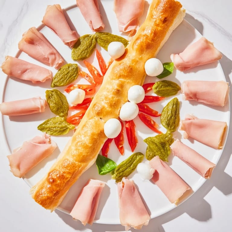 A beautiful, eye-catching Fractal Tree Branching Bread Platter appetizer, perfect for sharing and a tasty treat.