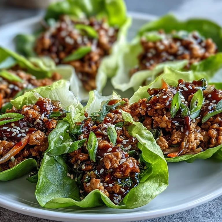 Fragrant ginger and garlic wok-seared turkey filling, served fresh in lettuce cups for Turkey Potsticker Stir-Fry Lettuce Wraps.