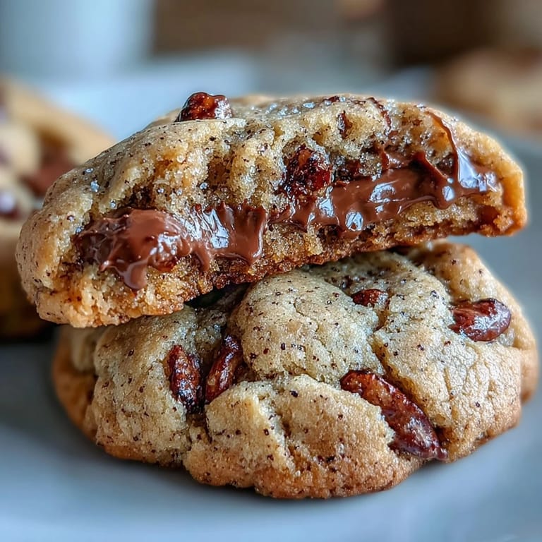 Duftende Hojicha- und braune Butterkekse mit nussigem Aroma und leicht knuspriger Textur.  