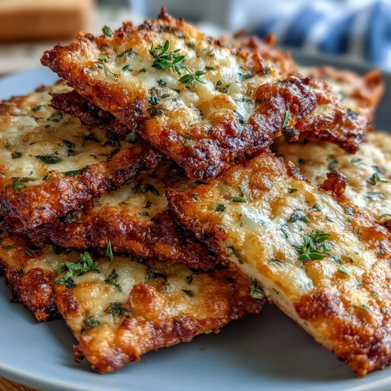 Goldbraune Käse- und Kräuterkekse, perfekt zum Snacken oder als Beilage zu Dips.
