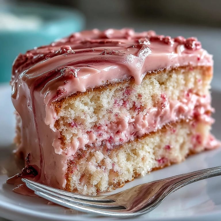 Blush-pinker Rosé-Velvet-Kuchen mit Rosennoten, belegt mit glatter Frischkäsecreme und luxuriösem Goldtropfen.  