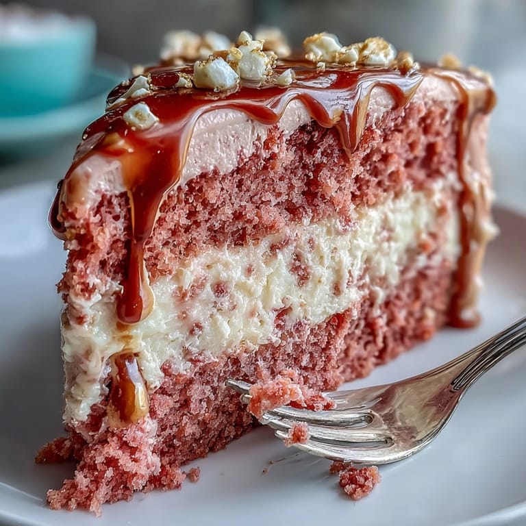 Rosé-infundierter Velvet-Kuchen mit zarter rosa Farbe, perfekt für besondere Anlässe und festliche Feiern.